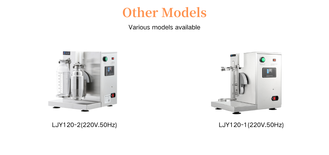 Introducing more milkshake machine models, single and double cups, 110V/220V are available